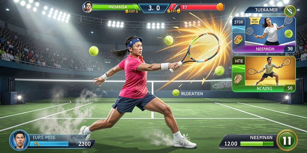 Tampilan awal 9399 menawan dengan desain yang interaktif.