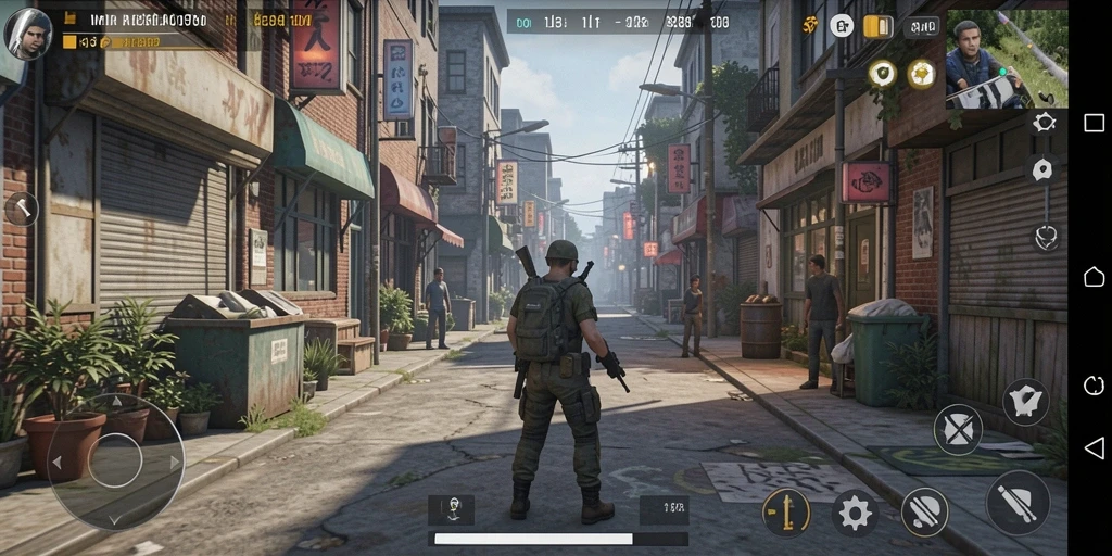 Tampilan antarmuka game yang menarik dan modern.