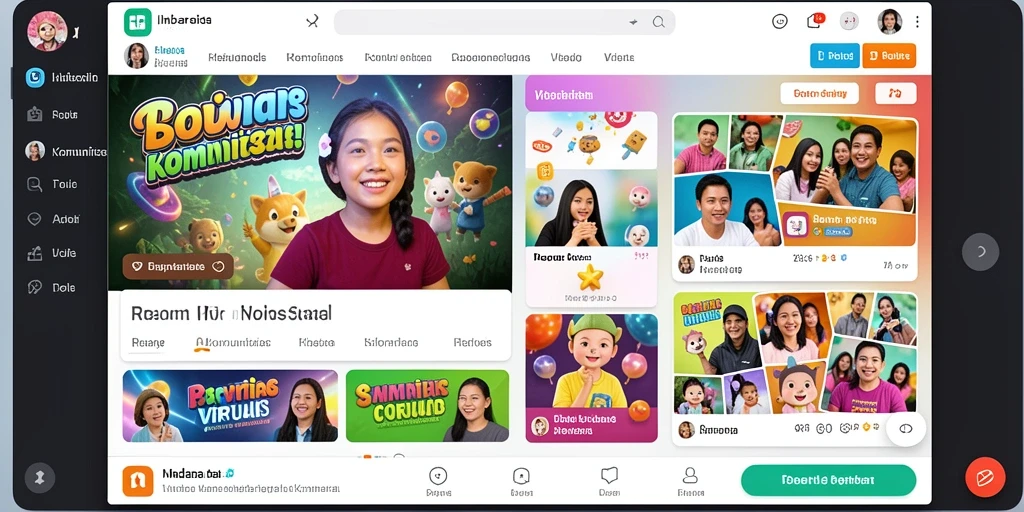 Tampilan antarmuka aplikasi yang user-friendly.