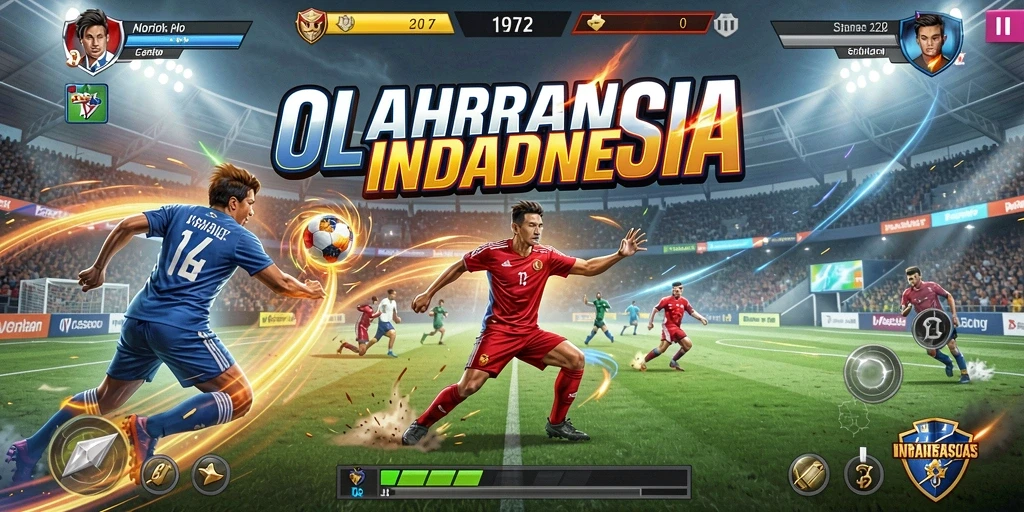 Tampilan awal game INDAAA yang memukau.