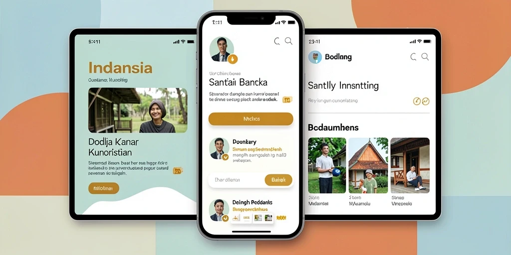 Tampilan awal yang menakjubkan dan penuh warna.