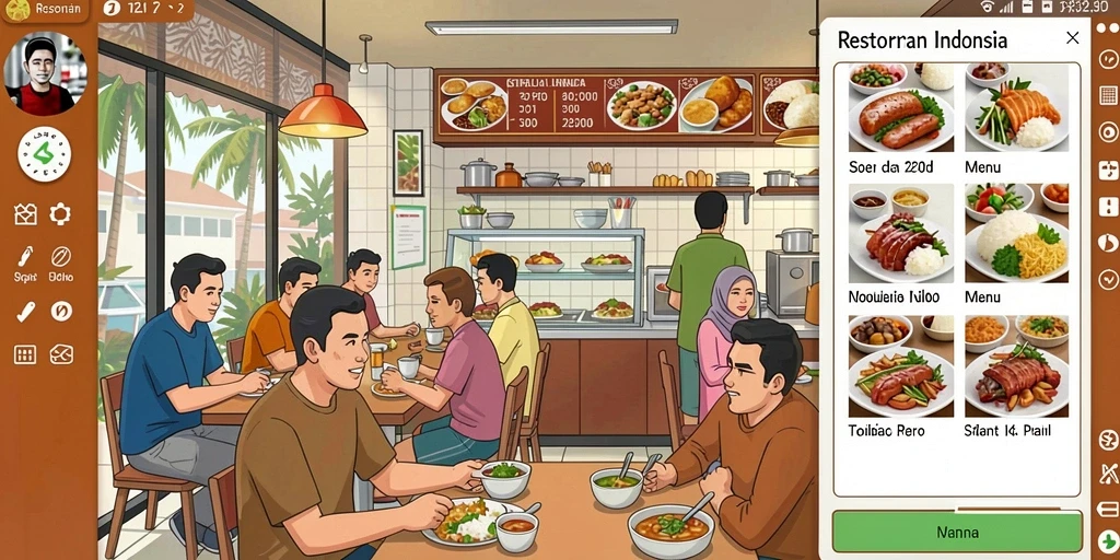 Tampilan awal aplikasi MEGA777 yang menarik.