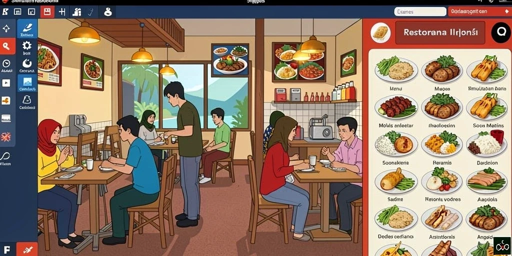 Tampilan antarmuka yang user-friendly dan menarik.