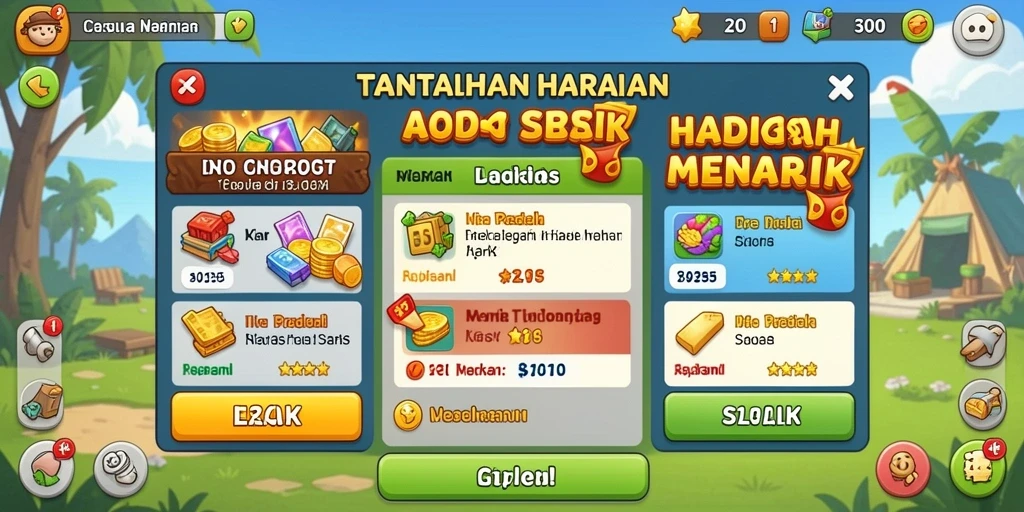 Tampilan antarmuka yang menarik dan mudah digunakan.