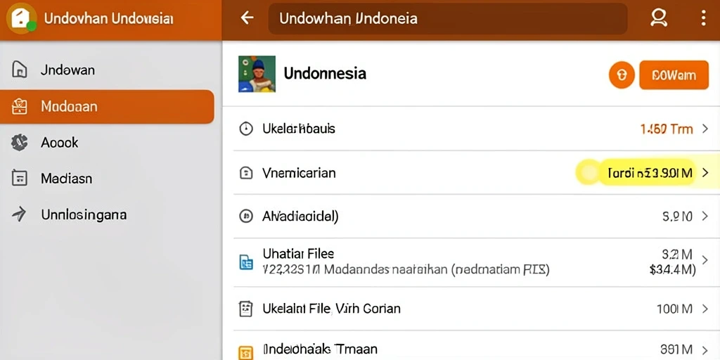 Tampilan antarmuka yang cerah dan intuitif.