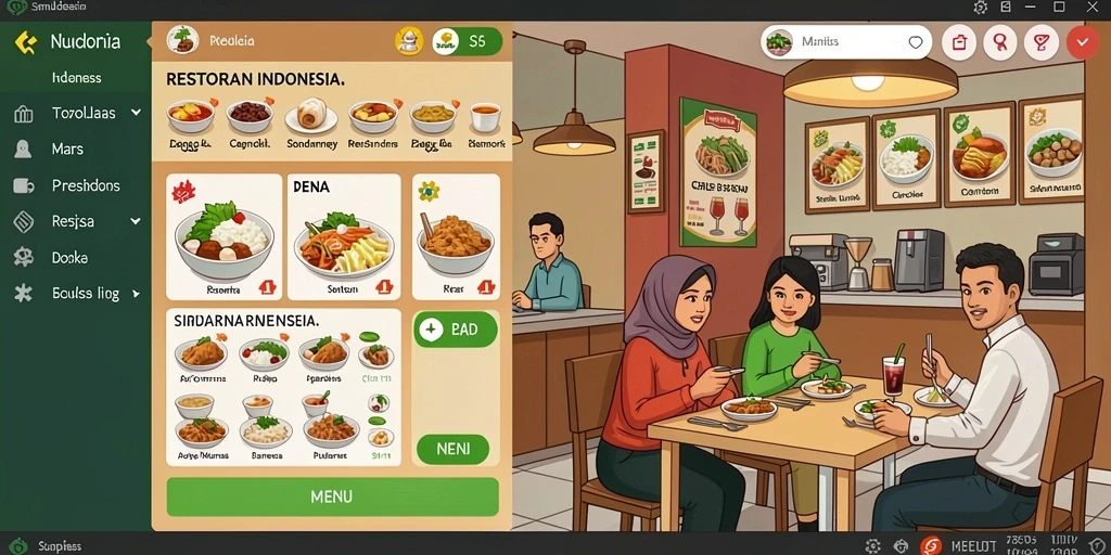 Tampilan grafis yang menarik dan memukau.
